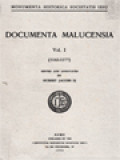 Monumenta Missionum Societatis Iesu, Volumen XXXII: Documenta Malucensia I (1542-1577)