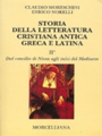 Storia Della Letteratura Cristiana Antica Greca E Latina II-1: Dal Concilio Di Nicea Agli Inizi Del Medioveo