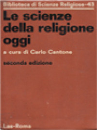 Le Scienze Della Religione Oggi / Carlo Cantone (A Cura)