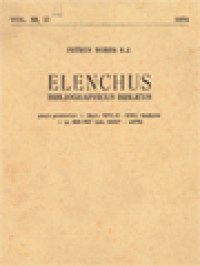 Elenchus Bibliographicus Biblicus 55-II