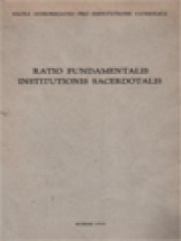 Image of Ratio Fundamentalis Institutionis Sacerdotalis