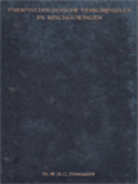 Image of Parapsychologische Verschijnselen En Beschouwingen