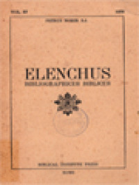 Elenchus Bibliographicus Biblicus 57