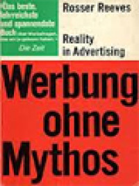 Image of Werbung Ohne Mythos: Reality In Advertising