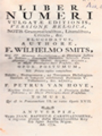 Image of Liber Numeri Vulgatae Editionis, Versione Belgica I