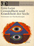 Gesundheit Und Krankheit Der Seele: Vertrauen Zur Psychotherapie