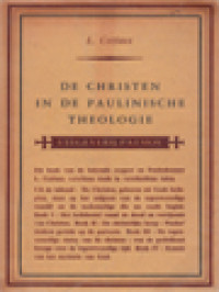 Image of De Christen In De Paulinische Theologie