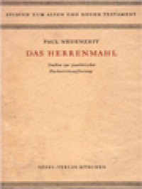 Image of Das Herrenmahl: Studien Zur Paulinischen Eucharistieauffassung