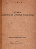 Cursus Asceticae Et Mysticae Theologiae