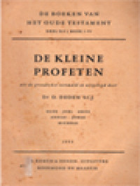 Image of De Kleine Profeten: Osee, Joel, Amos, Abdias, Jonas, Micheas