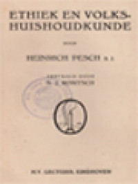 Image of Ethiek En Volkshuishoudkunde