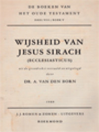 Wijsheid Van Jesus Sirach (Ecclesiasticus)