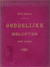 Image of De Goddelijke Beloften: Der Kerk In Den Loop Der Eeuwen