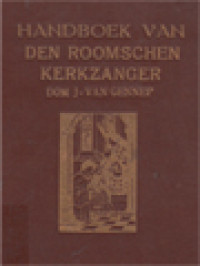 Handboek Van Den Roomschen Kerkzanger I: Advent En Kersttijd