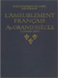 L'ameublement Français Au Grand Siècle