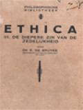 Ethica III. De Diepere Zin Van De Zedelijkheid