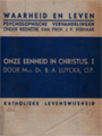 Image of Onze Eenheid In Christus. Deel I: Christus Het Hoofd