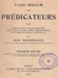 Vade-Mecum Des Prédicateurs