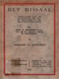 Het Missaal V: Zondagen Na Pinksteren