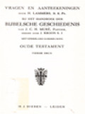 Vragen En Aanteekeningen Bij Het Handboek Der Bijbelsche Geschiedenis (Oude Testament)