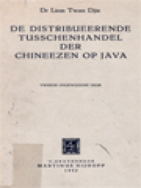 Image of De Distribueerende Tusschenhandel Der Chineezen Op Java