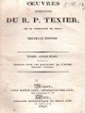 Oeuvres Completes Du R. P. Texier De La Compagnie De Jésus V