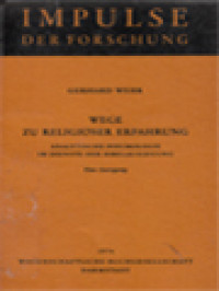 Image of Wege Zu Religiöser Erfahrung: Analytische Psychologie Im Dienste Der Bibelauslegung
