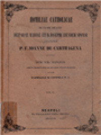 Homiliae Catholicae II: De Sacris Arcanis Deiparae Mariae Et D. Iosephi Eiusdem Sponsi