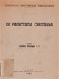 Image of De Paenitentia Christiana