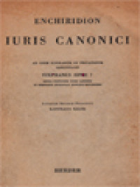 Image of Enchiridion Iuris Canonici
