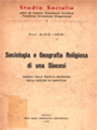 Sociologia E Geografia Religiosa Di Una Diocesi, Saggio Sulla Pratica Religiosa Nella Diocesi Di Mantova