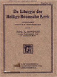 De Liturgie Der Heilige Roomsche Kerk: Leerboekje voor R.K. Muloscholen