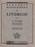 Beknopte Handleiding Der Liturgie