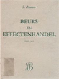 Image of Beurs En Effectenhandel: Oud Chef Van Het Economisch Bureau Van De Amsterdamsche Bank