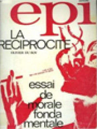 Image of La Réciprocité: Essai De Morale Fondamentale