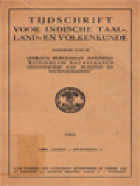 Image of Tijdschrift Voor Indische Taal-, Land- En Volkenkunde (LXXXIV) 4