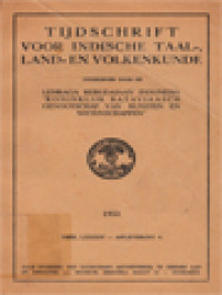 Tijdschrift Voor Indische Taal-, Land- En Volkenkunde (LXXXIV) 4