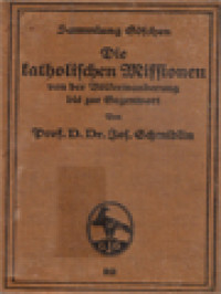 Image of Die Katholischen Missionen: Von Der Völkerwanderung Bis Zur Gegenwart