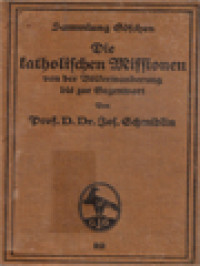 Die Katholischen Missionen: Von Der Völkerwanderung Bis Zur Gegenwart