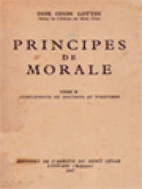 Principes De Morale II: Compléments De Doctrine Et D'Histoire