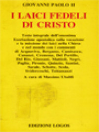 I Laici Fedeli Di Cristo: Testo Integrale Dell’omonima Esortazione Apostolica Sulla Vocazione E La Missione Dei Laici Nella Chiesa E Nel Mondo Con I Commenti Di Acquaviva, Bergamo, Camisasca, Cananzi, Cremona, Del Portillo, Del Rio, Giussani, Mattioli, Negri, Paglia, Pironio, Quinzio, Santini, Sarale, Schotte, Scola, Svidercoschi, Tettamanzi / Massimo Ubaldi (A cura)