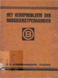 Image of Het Kernprobleem Der Godsdienst Pedagogiek