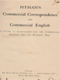 Commercial Correspondence And Commercial English