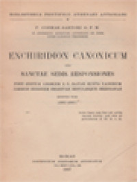 Enchiridion Canonicum Seu Sanctae Sedis Responsiones