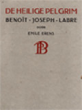 De Heilige Pelgrim: Benoît Joseph Labre