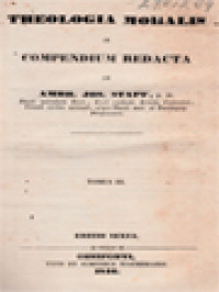 Image of Theologia Moralis In Compendium Redacta III