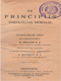 De Principiis Theologiae Moralis: Summa Theologiae Moralis Iusta Codicem Iuris Canonici I. De Principiis