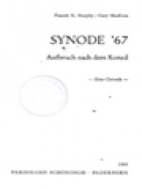 Synode '67 - Aufbruch Nach Dem Konzil (Eine Chronik)