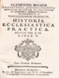 Image of Historia Ecclesiastica Practica V