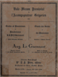 Vade-Mecum Paroissial De L'accompagnateur Grégorien IV: Cantus Ad Processiones Et eBenedictiones S. S. M. I. Sacramenti / Chants Des Saluts Et Des Procession